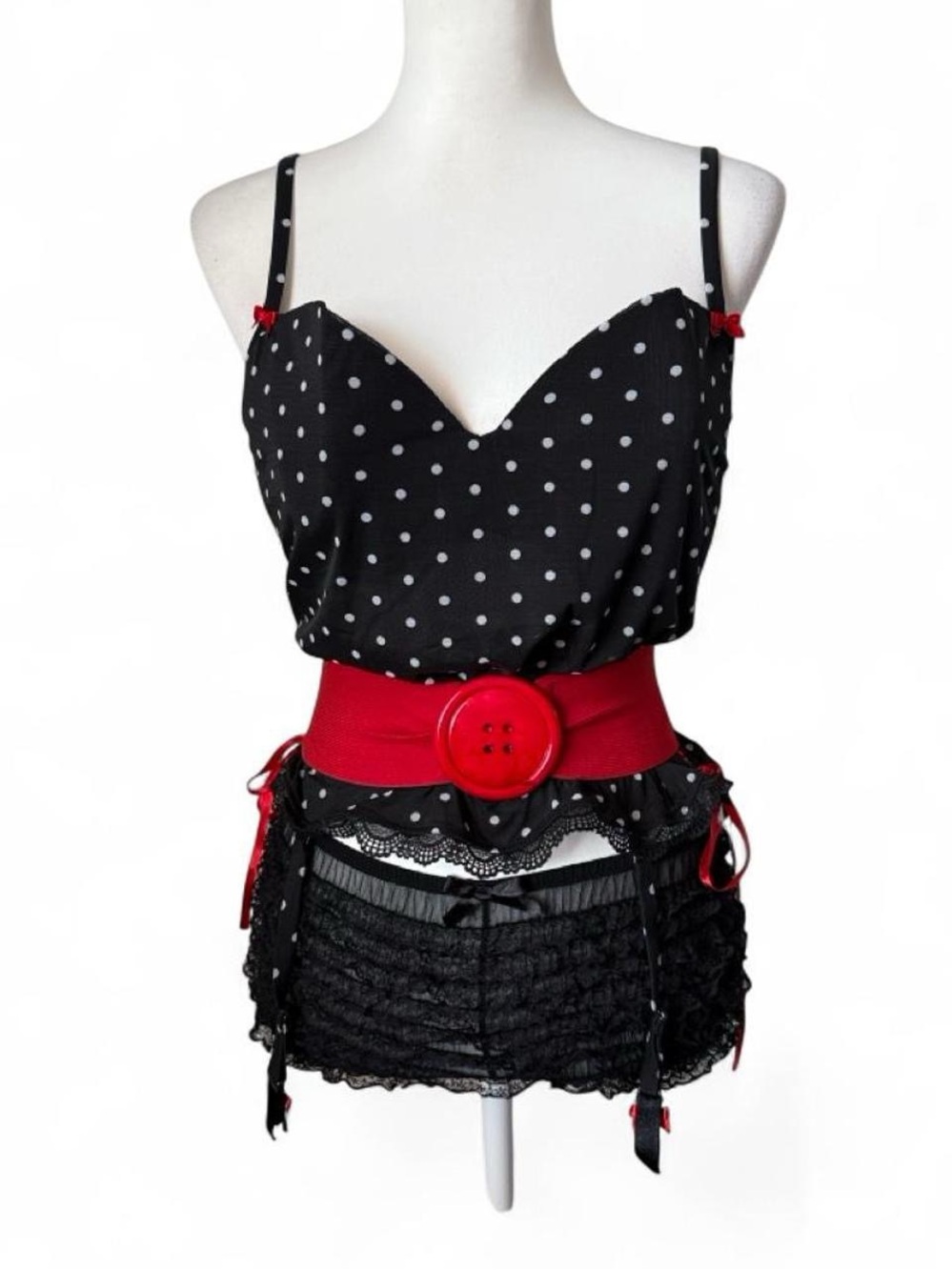 Victoria’s Secret Polka Dot Corset Cami
